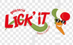 Logo Gelateria Lick'it gelato artigianale Sesto Calende